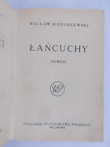 Sieroszewski Wacław - Łańcuchy, 1918 r.