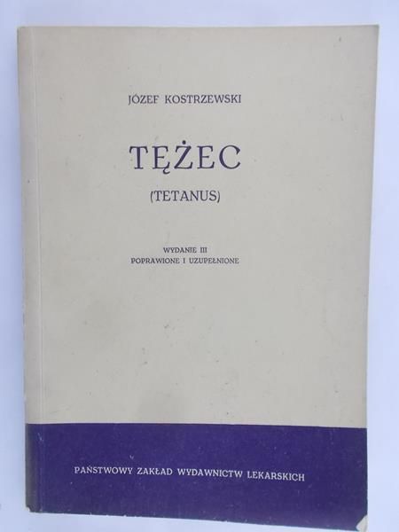 Kostrzewski Józef - Tężec