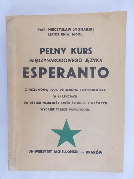 Sygnarski Mieczysław - Pełny Kurs Międzynarodowego języka Esperanto