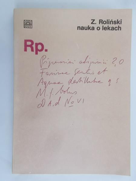 Roliński Zbigniew - Nauka o lekach