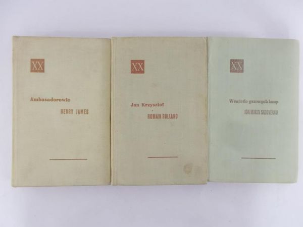 Sadoveanu Ion Marian/ James Henry/Rolland Romain - W świetle gazowych lamp/ Ambasadorowie/ Jan Krzysztof