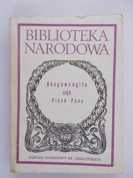 Sachse Joanna (tł.) - Bhagawadgita czyli Pieśń Pana, BN