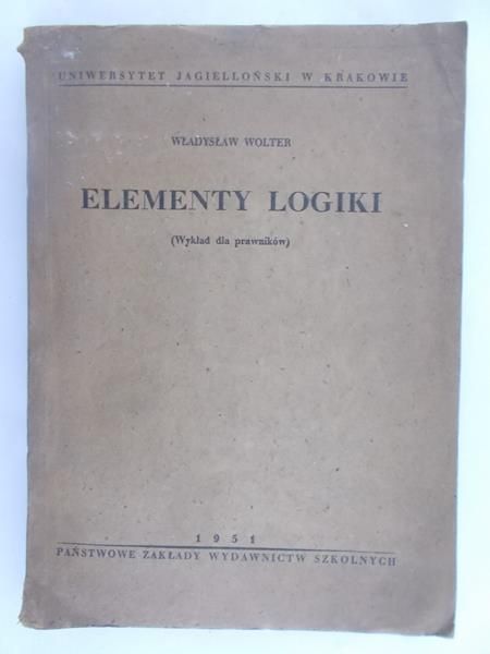 Wolter Władysław - Elementy logiki