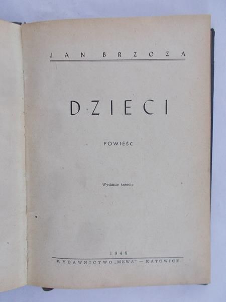 Brzoza Jan - Dzieci 1946 r