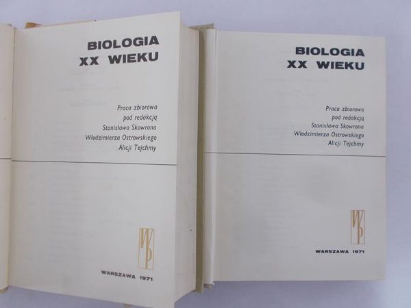 Skowron Stanisław (red.) - Biologia XX wieku, 2 książki