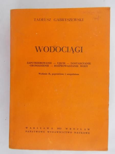 Gabryszewski Tadeusz - Wodociągi