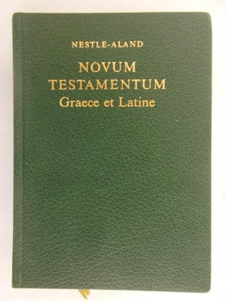 Novum Testamentum: Graece et Latine