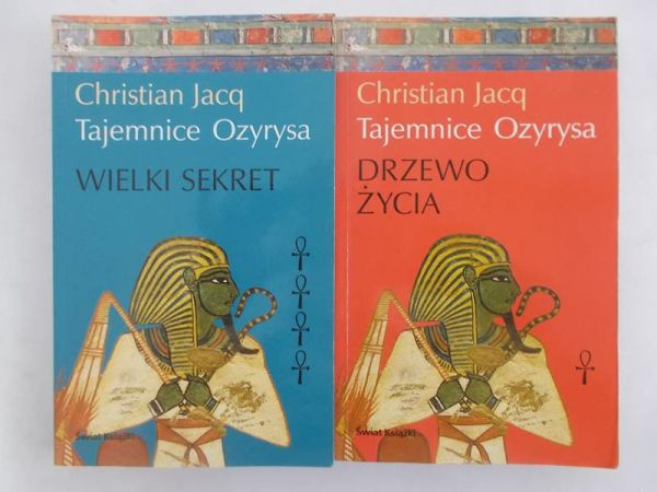 Jacq Christian - Tajemnice Ozyrysa, 2 książki