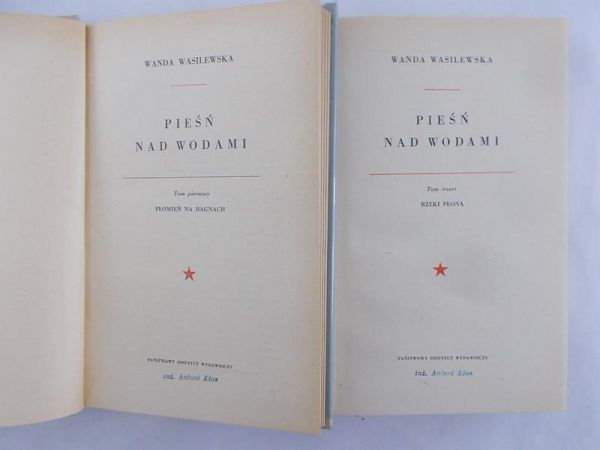Wasilewska Wanda - Piesń nad wodami Tom I i III