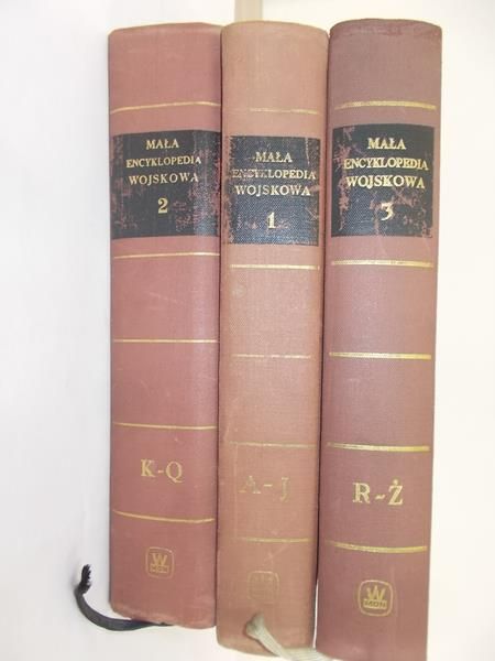 Bordziłowski Jerzy (red.) - Mała Encyklopedia Wojskowa , tom I-III