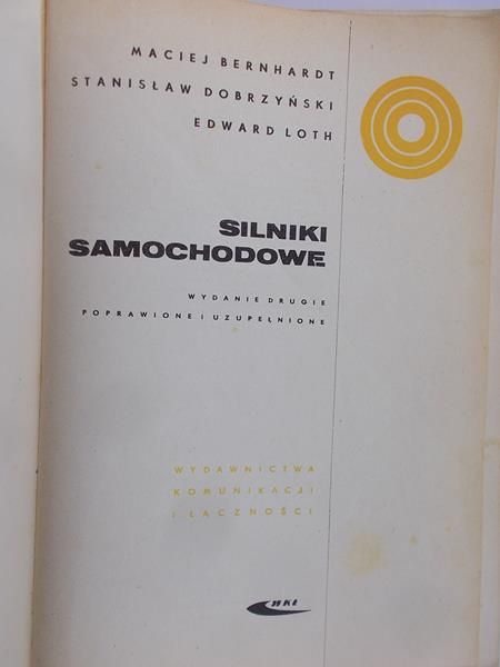 Bernhardt Maciej - Silniki Samochodowe
