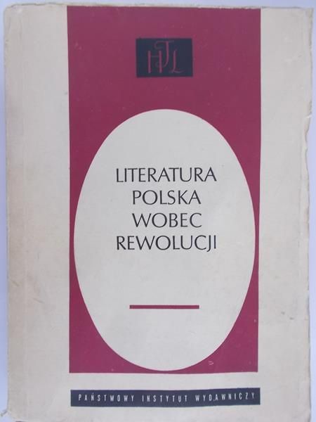 Janion Maria (red.) - Literatura polska wobec rewolucji