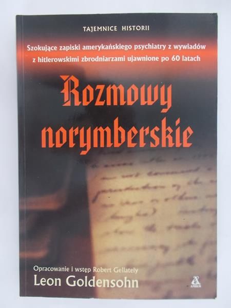 Goldensohn Leon - Rozmowy norymberskie