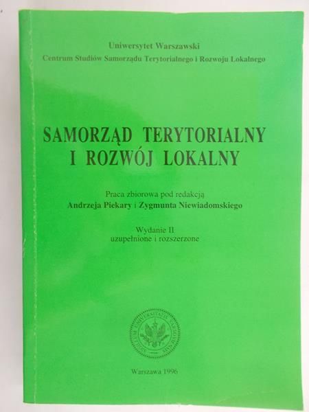 Piekara Andrzej (red.) - Samorząd terytorialny i rozwój lokalny