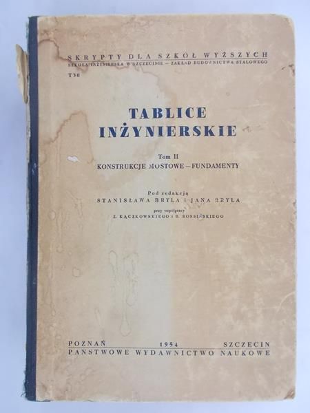 Bryl Stanisław (red.) - Tablice inżynierskie, Tom II