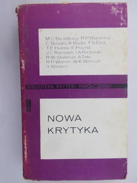 Krzeczkowski Henryk (opr.)  - Nowa krytyka. Antologia
