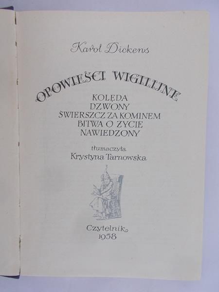 Dickens Karol - Opowieści Wigilijne