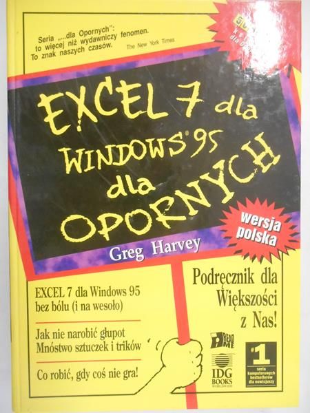 Harvey Greg - Excel 7 dla opornych