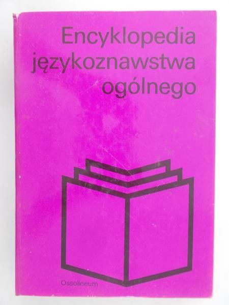 Polański Kazimierz (red.) - Encyklopedia językoznawstwa ogólnego