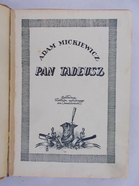 Mickiewicz Adam -Pan Tadeusz, 1921r.