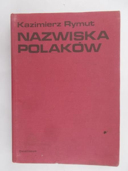 Rymut Kazimierz - Nazwiska Polaków