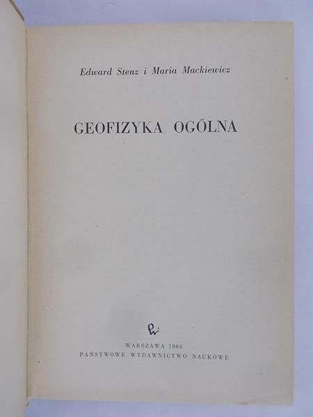 Stenz Edward - Geofizyka ogólna