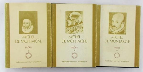 De Montaigne Michel - Próby Tom I-III