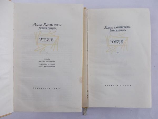 Pawlikowska - Jasnorzewska Maria - Poezje, tom I-II