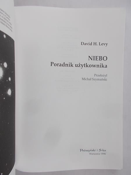 Levy David - Niebo. Poradnik użytkownika
