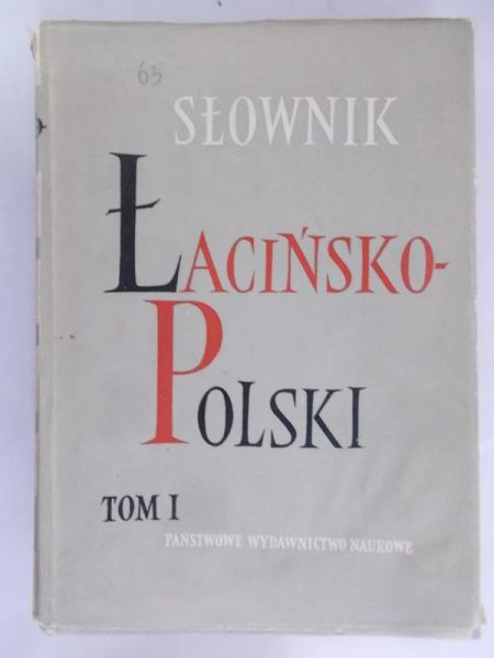 Plezi Mariana (red.) - Słownik Łacińsko – Polski I
