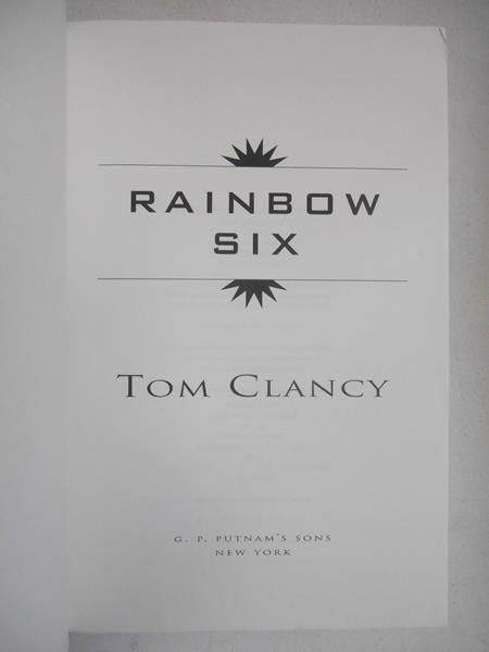 Clancy Tom  - Rainbow Six