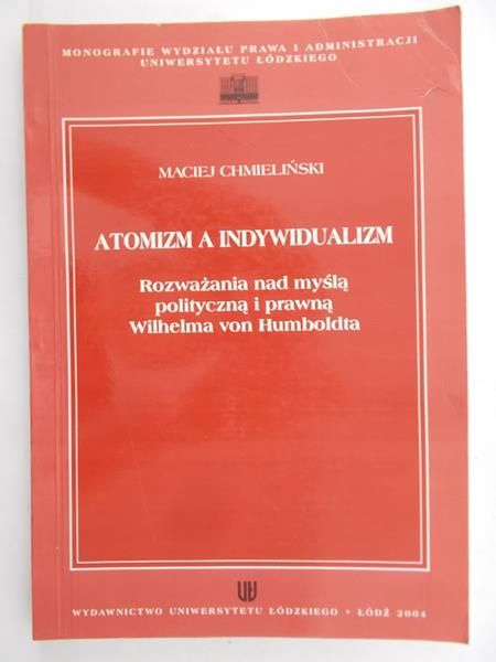 Chmieliński Maciej - Atomizm a indywidualizm
