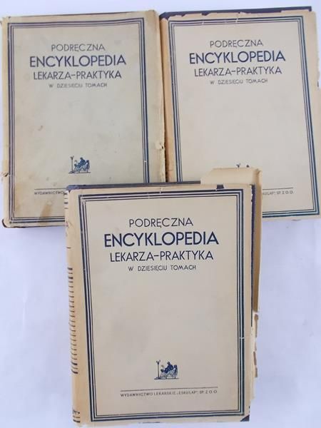 Węgierski J. - Podręczna Encyklopedia Lekarza – Praktyka Tom II,III,V 1938 r