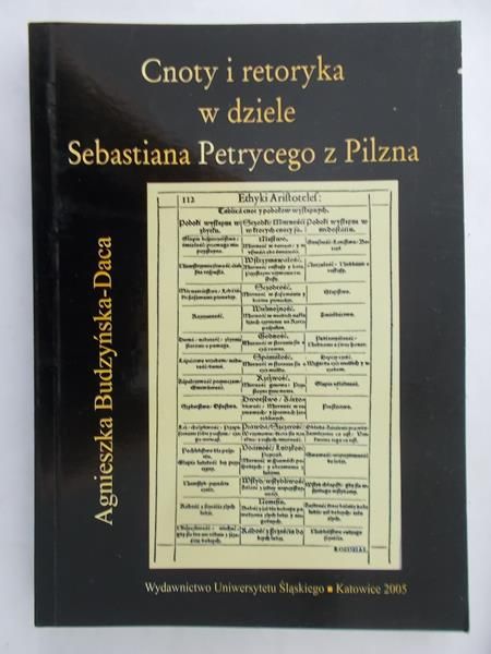 Budzyńska–Daca Agnieszka - Cnoty i retoryka w dziele Sebastiana Petrycego z Pilzna