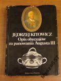 Kitowicz Opis Obyczajów Za Panowania Augusta Iii