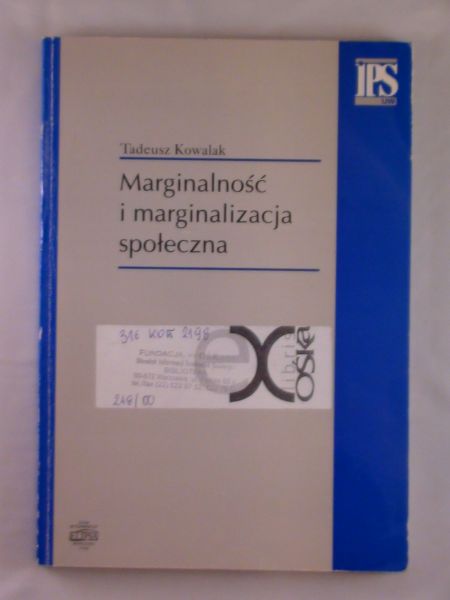 – Marginalność i marginalizacja społeczna