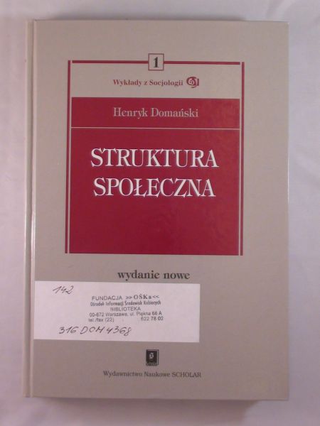 – Struktura społeczna