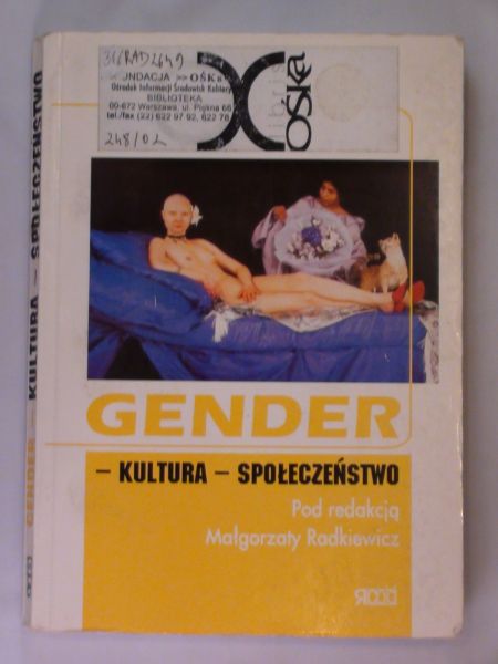 – Gender – kultura - społeczeństwo