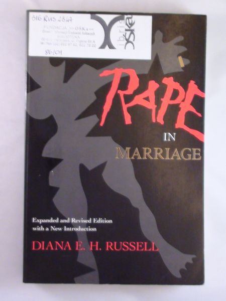 Russell Diana E. H. –- Rape in marriage