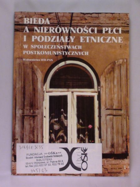– Bieda a nierówności płci