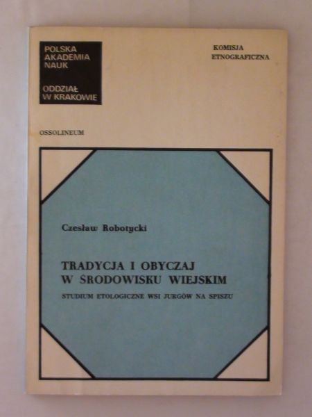 Tradycja i obyczaj w środowisku wiejskim
