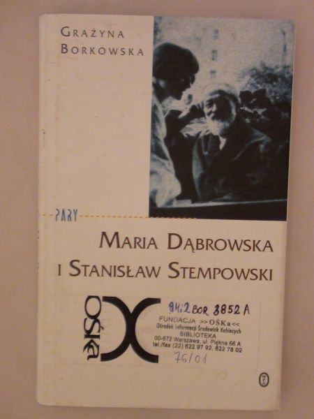 Maria Dąbrowska i Stanisław Stempowski