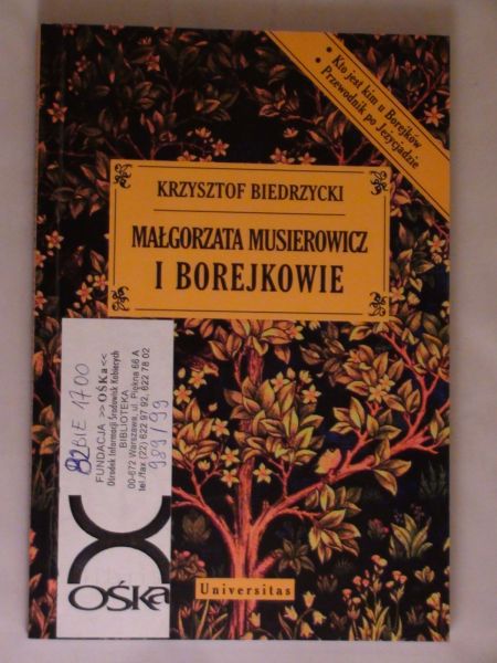 Biedrzycki Krzysztof - Małgorzata Musierowicz i Borejkowie