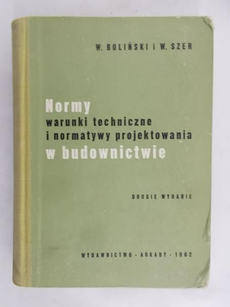 Boliński Witold - Normy w budownictwie