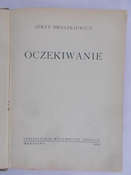 Broszkiewicz Jerzy - Oczekiwanie, 1948 r.