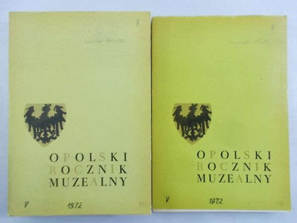 Chruścicki Tadeusz (red.) - Opolski Rocznik Muzealny , Tom V ( 2 części ) 1972 r.