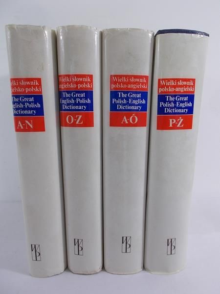 Stanisławski Jan - Wielki słownik angielsko-polski. The great English-Polish Dictionary (zestaw 4 książek)