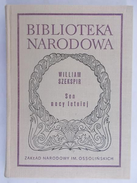 Szekspir William - Sen nocy letniej
