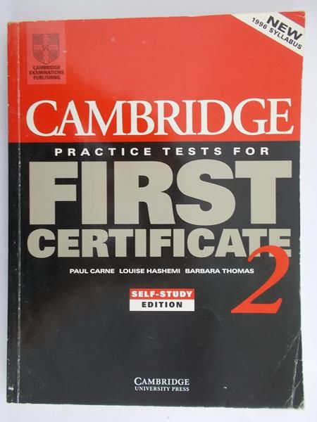 Carne Paul - Cambridge Practice Tests for First Certificate 2