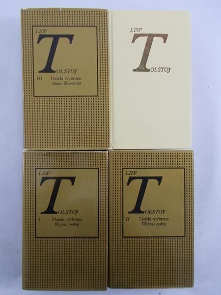 Tołstoj Lew - Dzieła wybrane,Tom I , II , III i V
